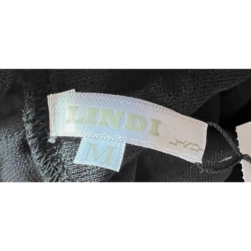 Lindi Shirt Womens Medium Black White Music Waterfall - Picture 9 of 9